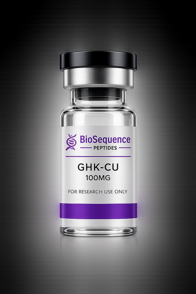 GHK-Cu 100mg research peptide vial