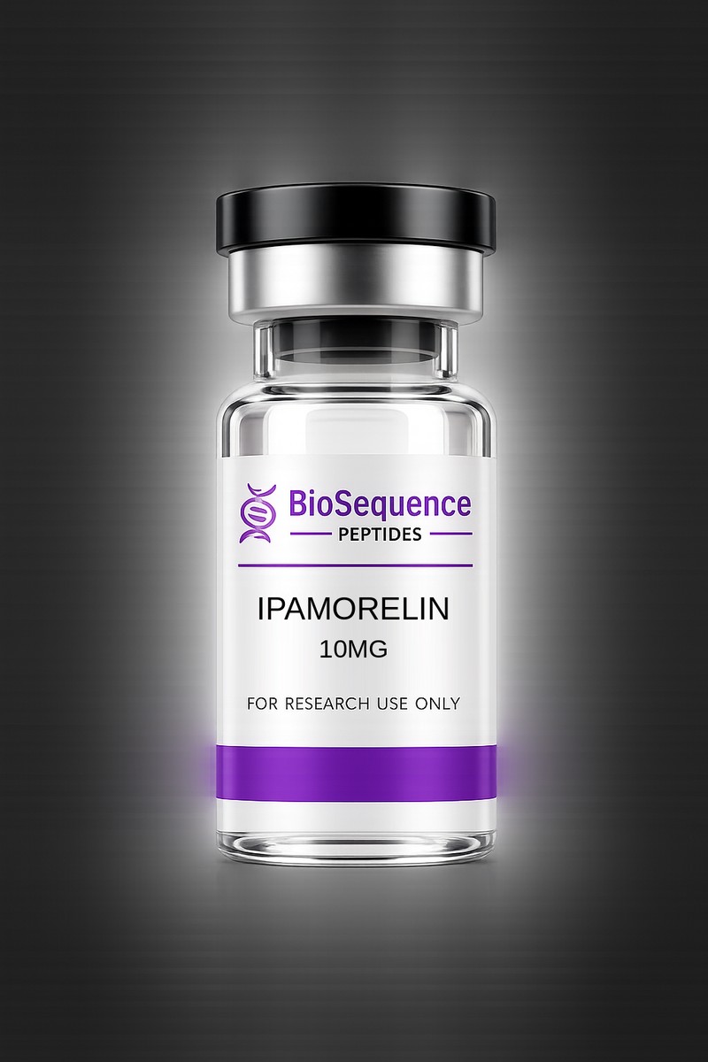 Ipamorelin 10mg research peptide vial